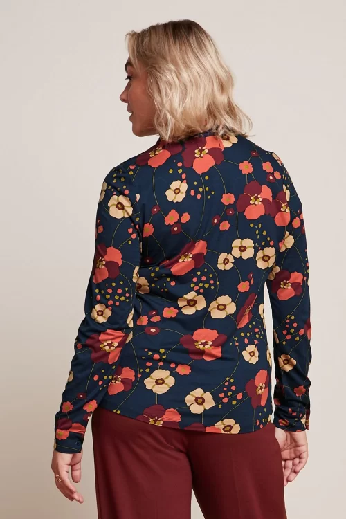 King Louie Melody blouse in avondblauw
