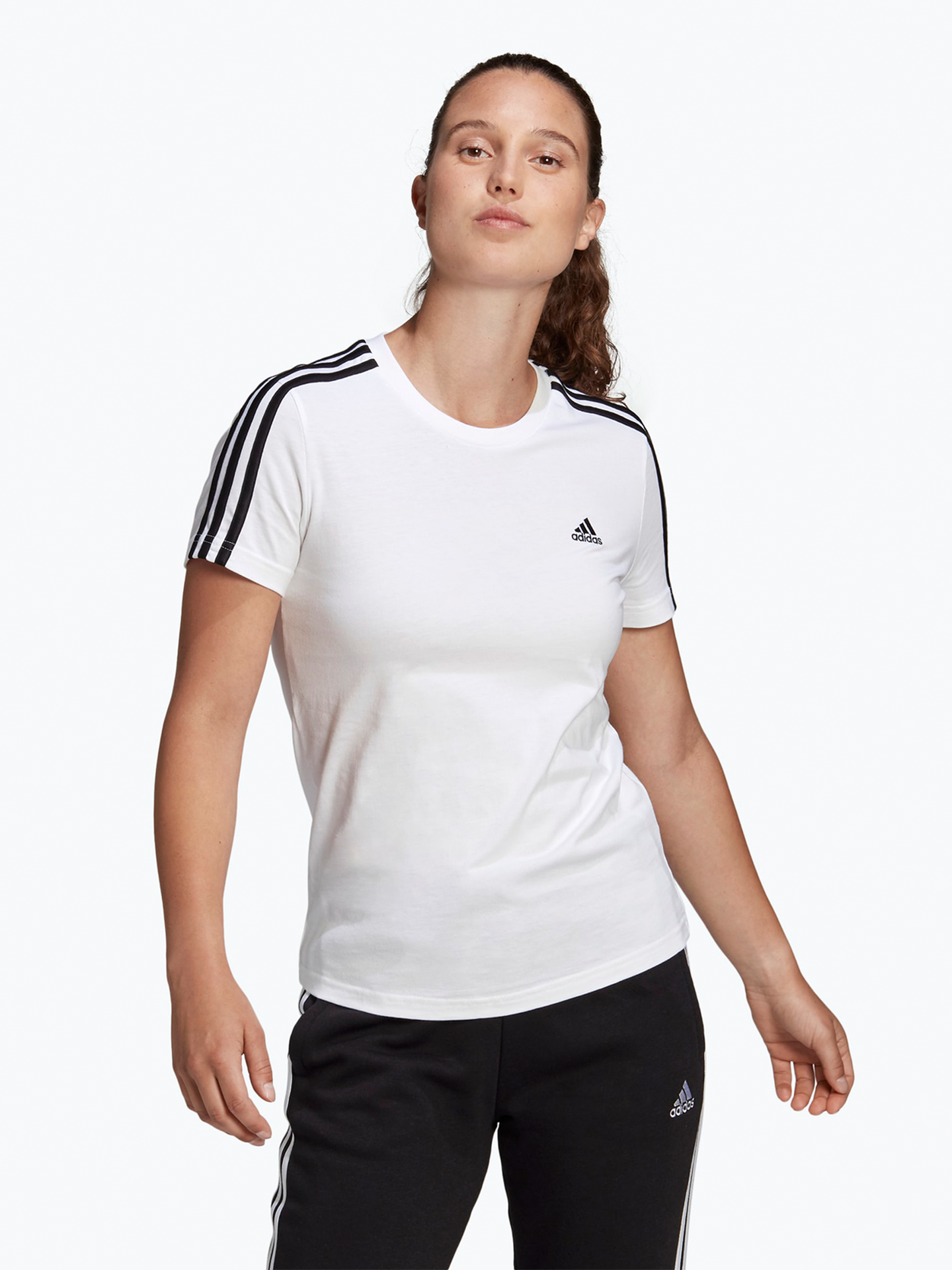 3-Stripes Cotton Tee
