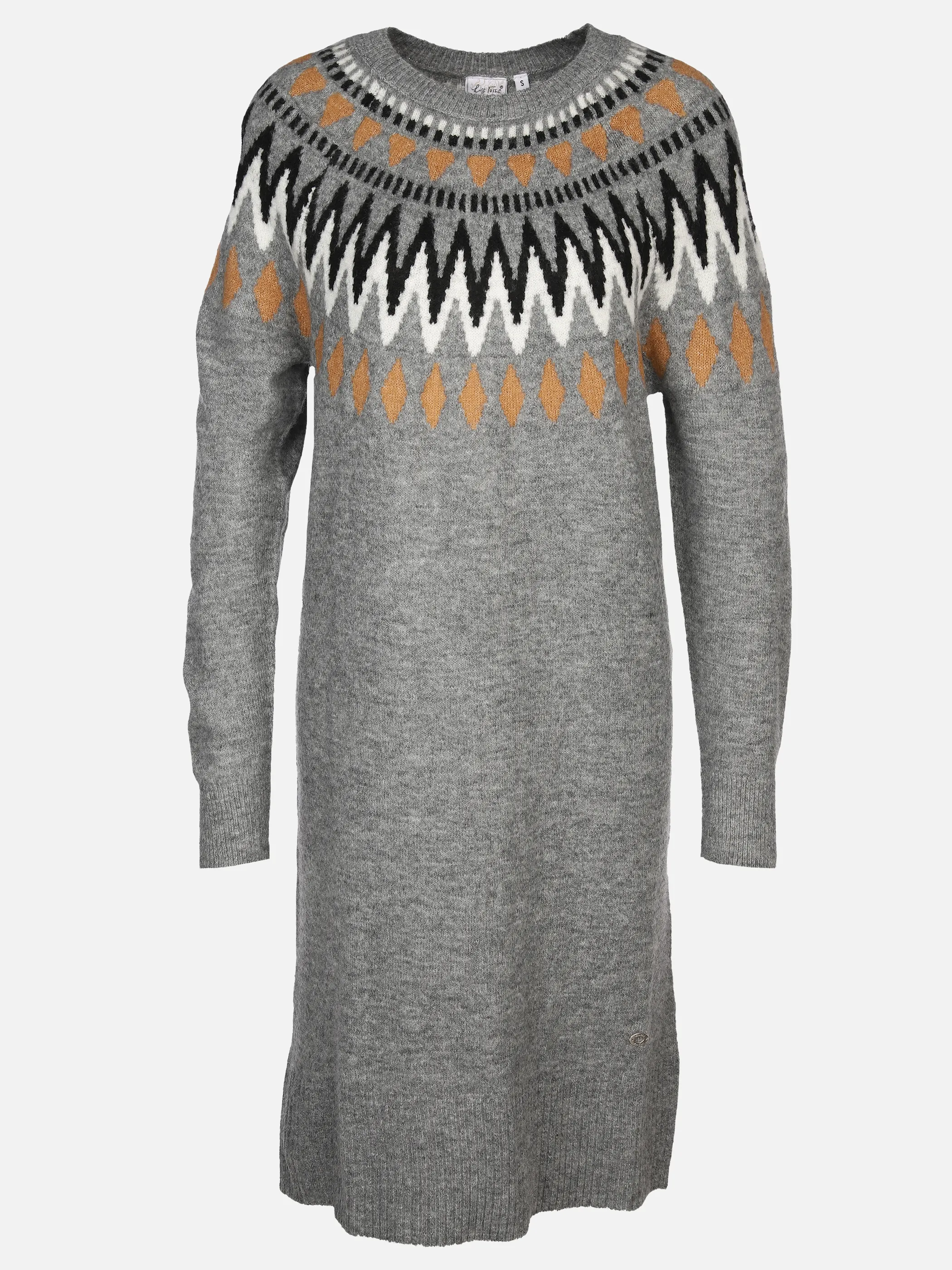 Damen Strickkleid mit Norwegermuster
