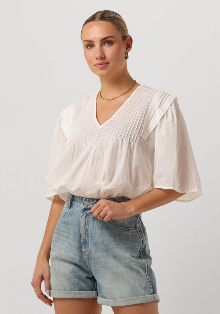 CIRCLE OF TRUST ecru circle of trust top terri blouse