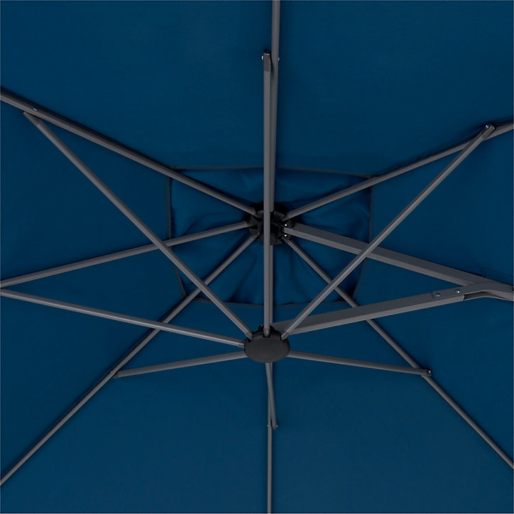 Parasol GoodHome Kalanga bleu 250 x 250 cm