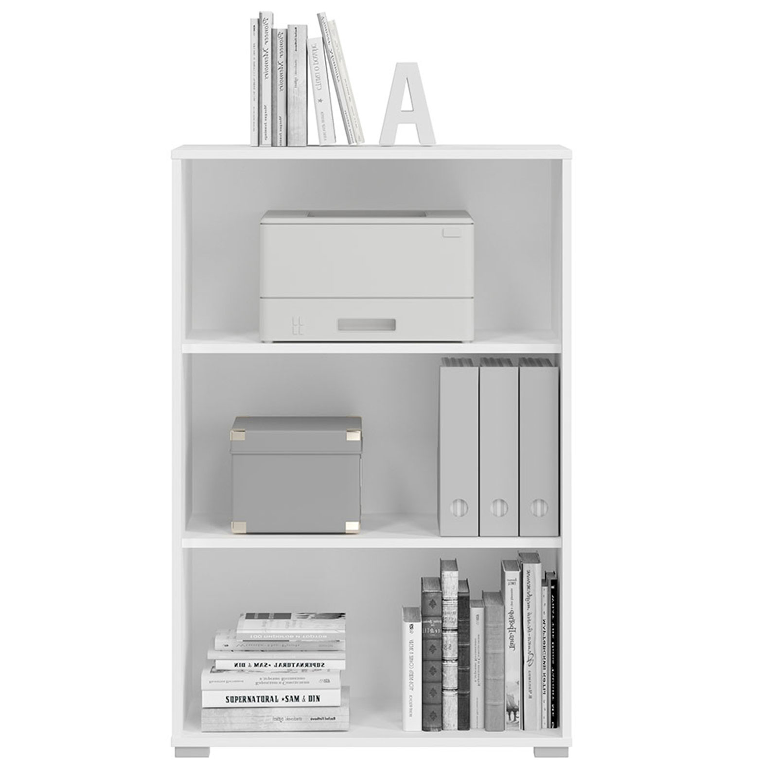 Standregal MOVER - weiß - 68x107 cm