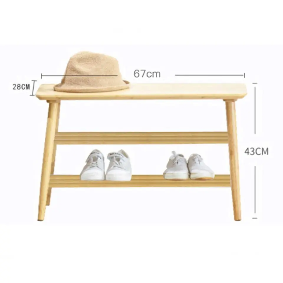Schoenenrek Reini - 67x28x43cm - bamboehout