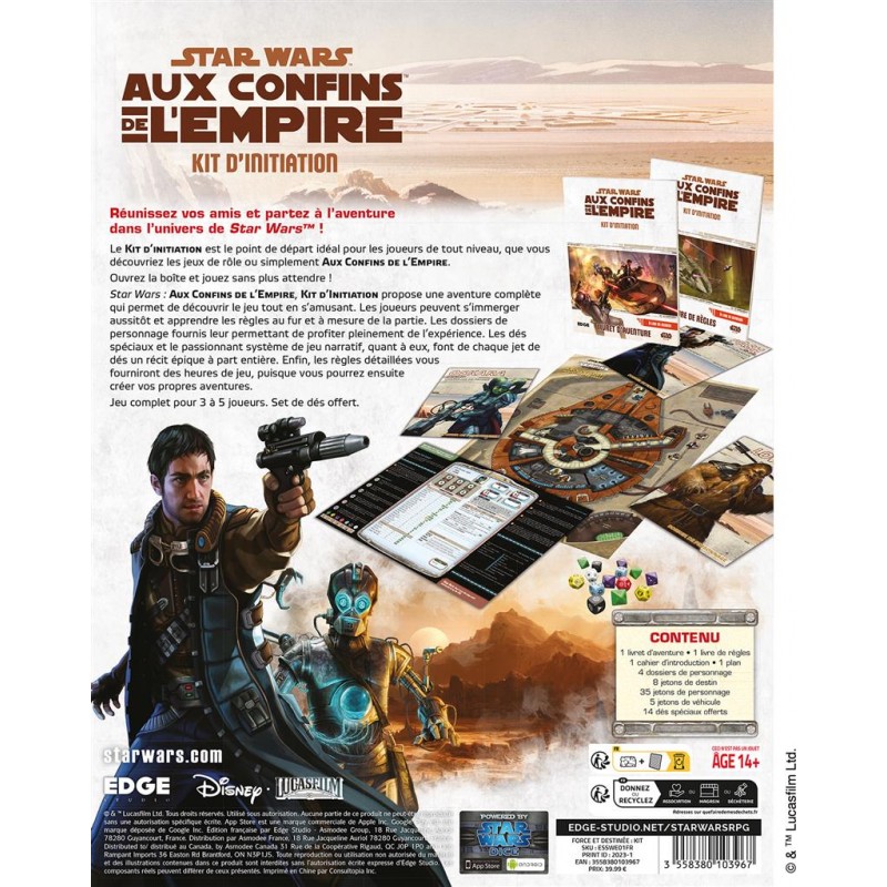 Aux confins de l'empire - Kit d'initiation