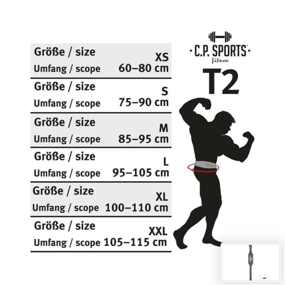 C.P. Sports Gewichthebergürtel M