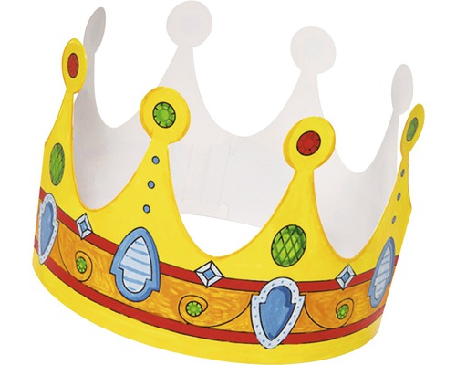Kinderkronen om in te kleuren, set van 3