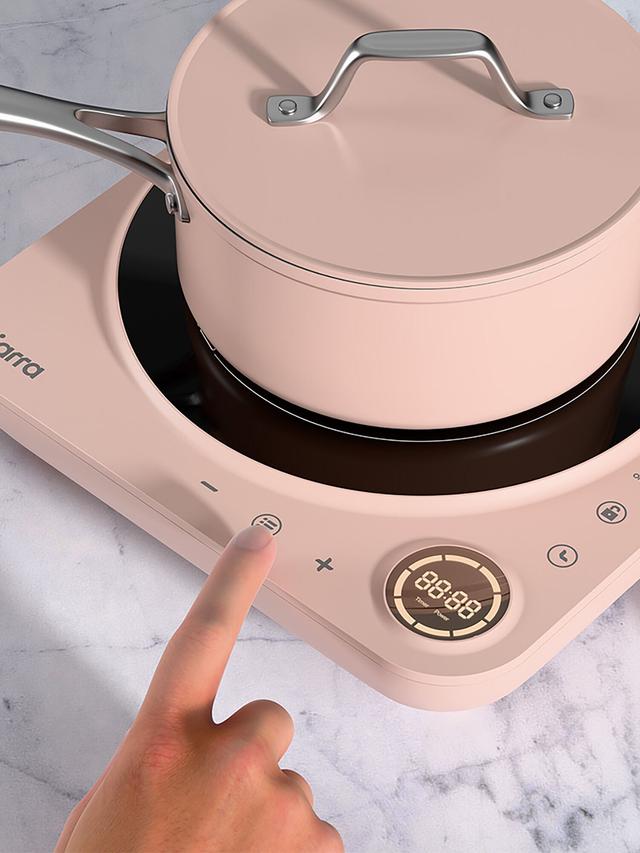 ciarra Tragbare Induktionskochplatte mit 4h Timer, 2000 W