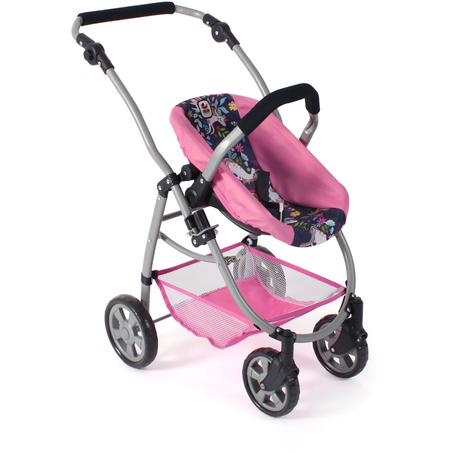 BAYER CHIC 2000 Kombi-Puppenwagen Emotion 2.0 Einhorn