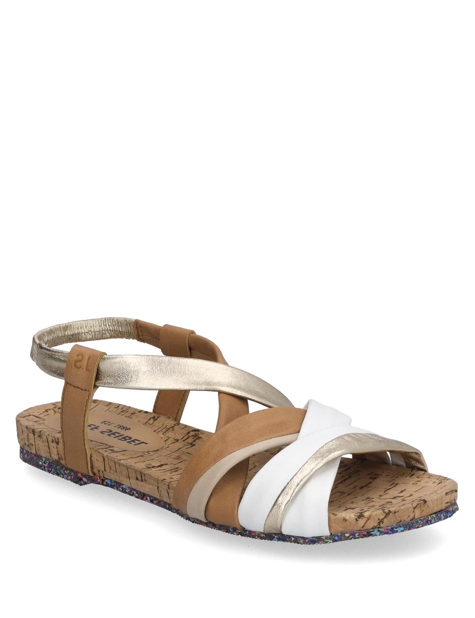 Sandale Henriette 03, camel-multi