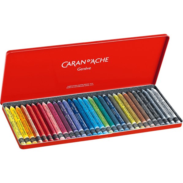 Pastel à la cire aquarellable NEOCOLOR II, étui