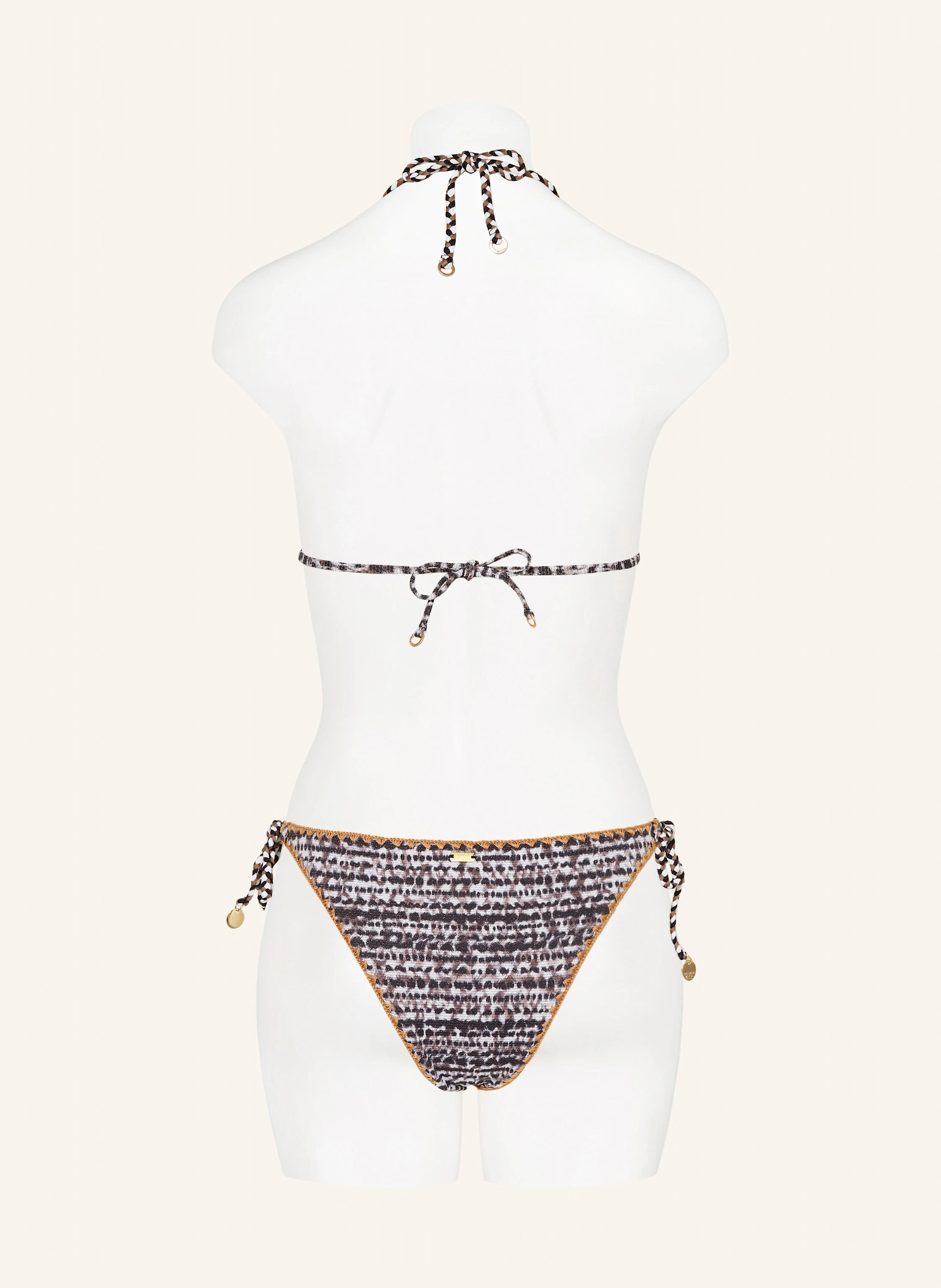 BANANA MOON COUTURE Triangel-Bikini-Hose BLIKA KLOKOA mit Glitzergarn
