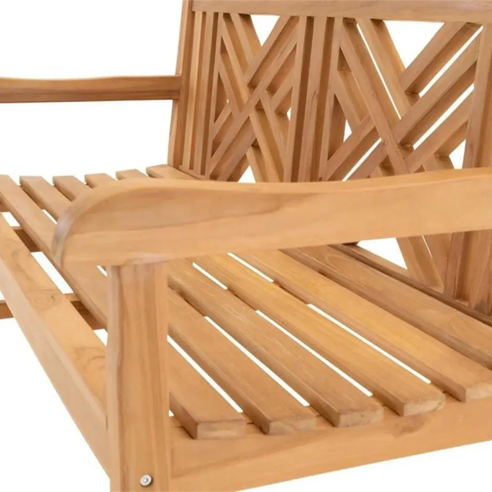 Les - Cross bank teak 150x64x92cm