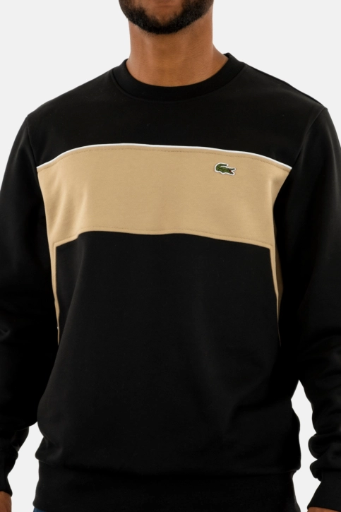 Sweat lacoste sh2851 cmb noir/viennois