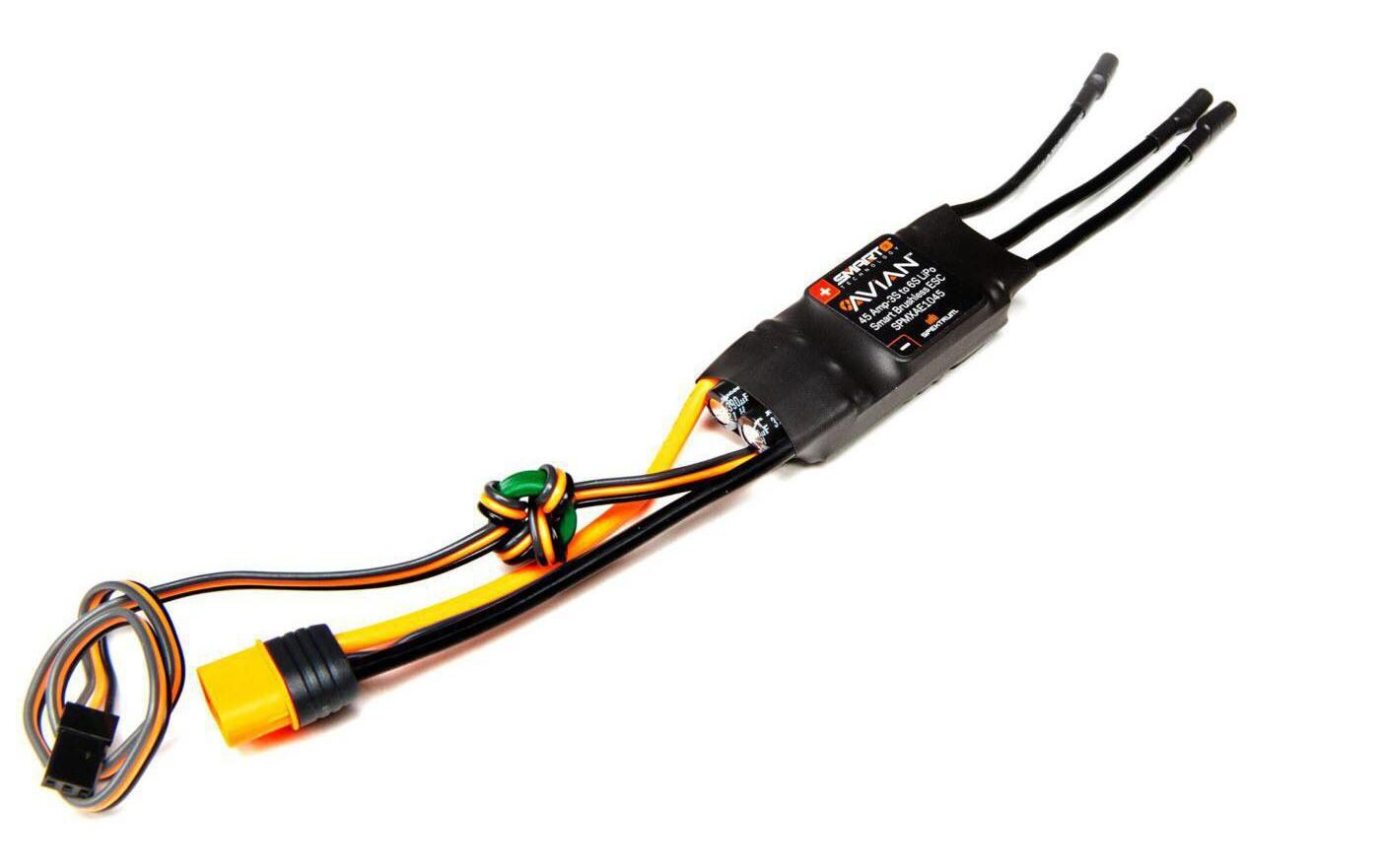Brushless Regler Avian 45A Smart ESC 3-6SSpektrum Smart Brushless Regler für Flugmodelle