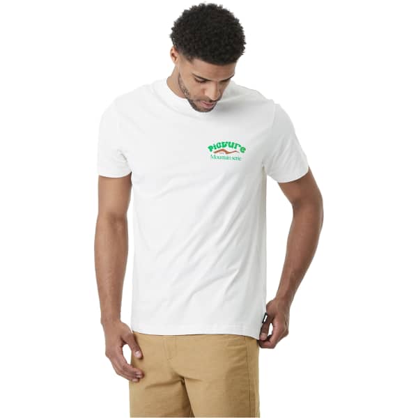 T-shirt PICTURE D&S HALF DOME TEE NATURAL WHITE