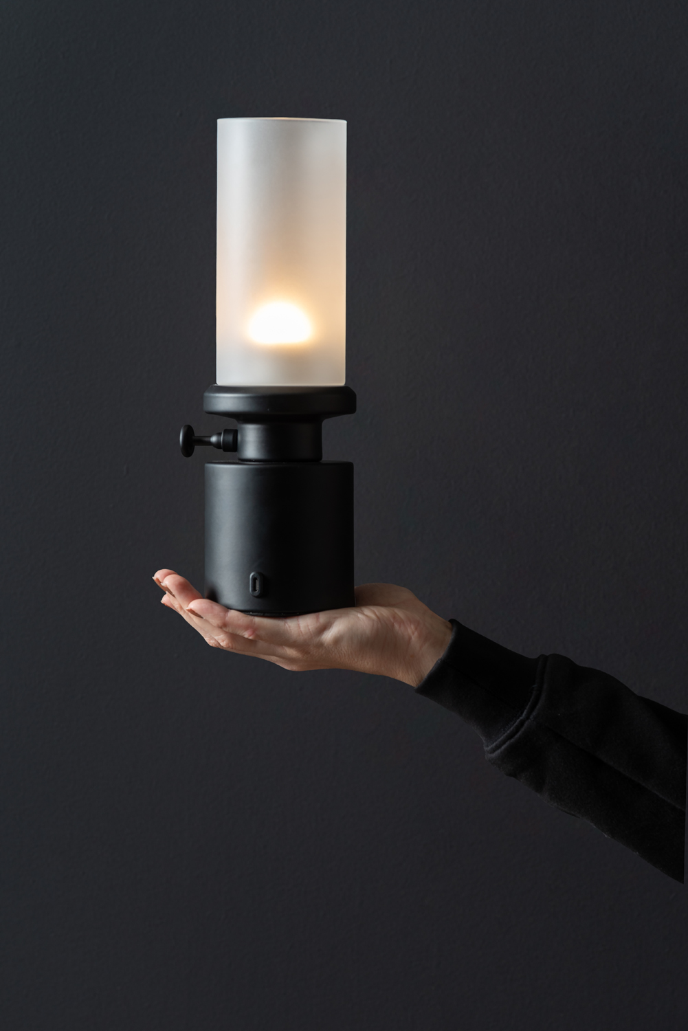 Table lamp Camp LED iron black