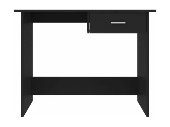 Bureau Noir 100x50x76 cm Bois d’ingénierie