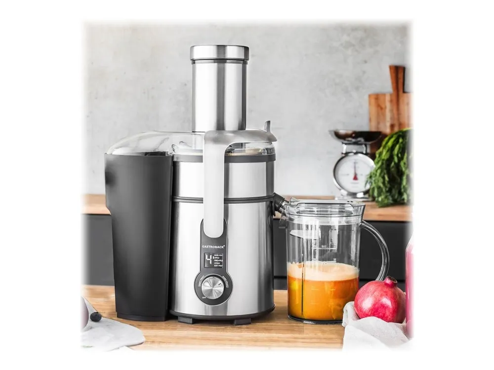 Gastroback Design Multi Juicer Digital - Juicepresse/blender/hakker/kaffekværn - 1.3 kW - rustfrit stål