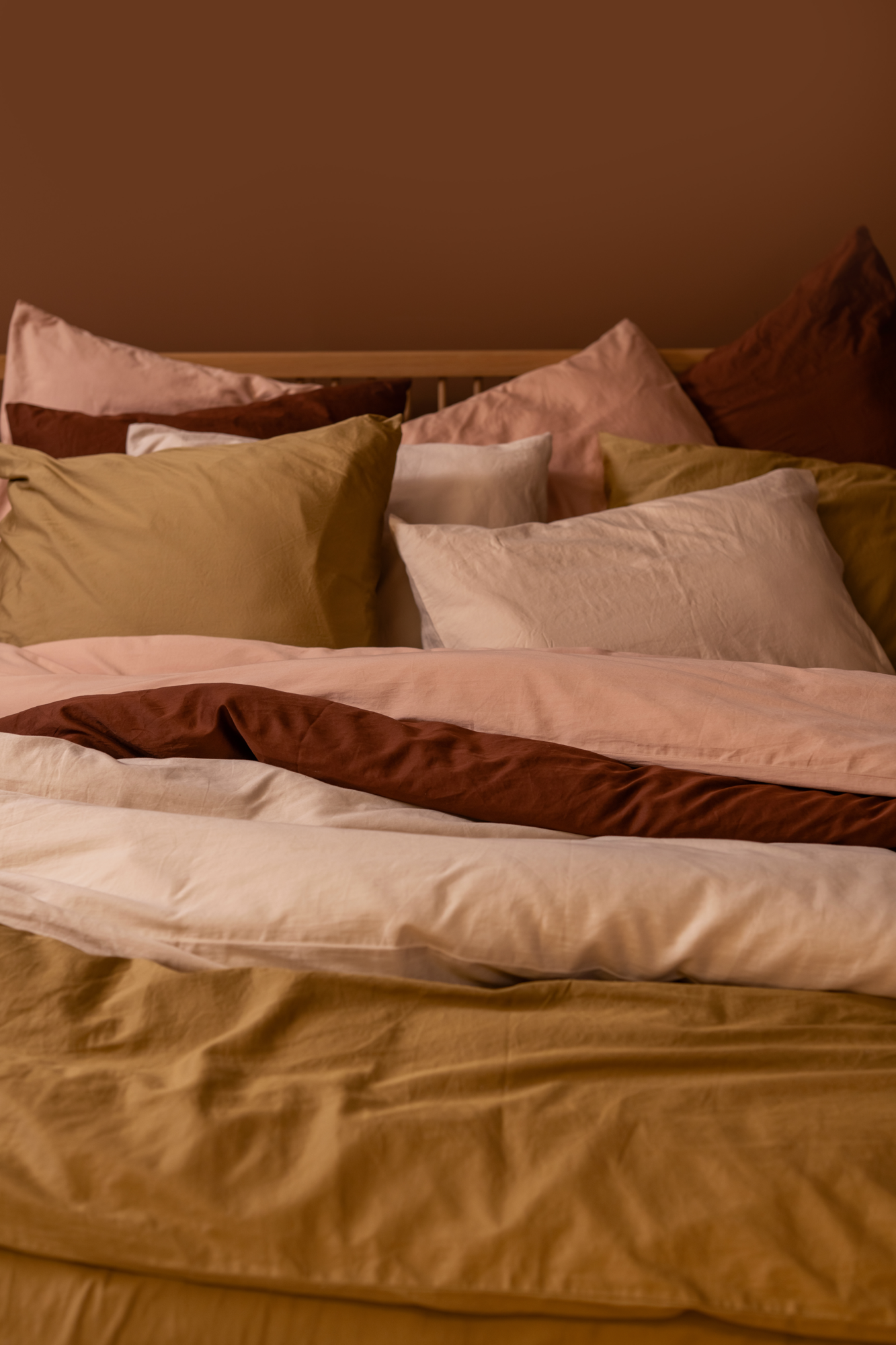 Dekbedovertrek Cotton Satin 200x220 cm misty rose