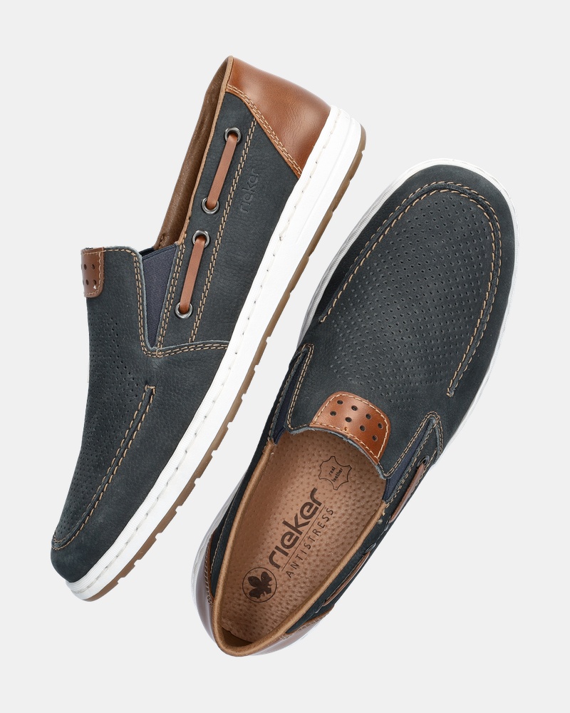 Rieker Instapschoenen  - blauw