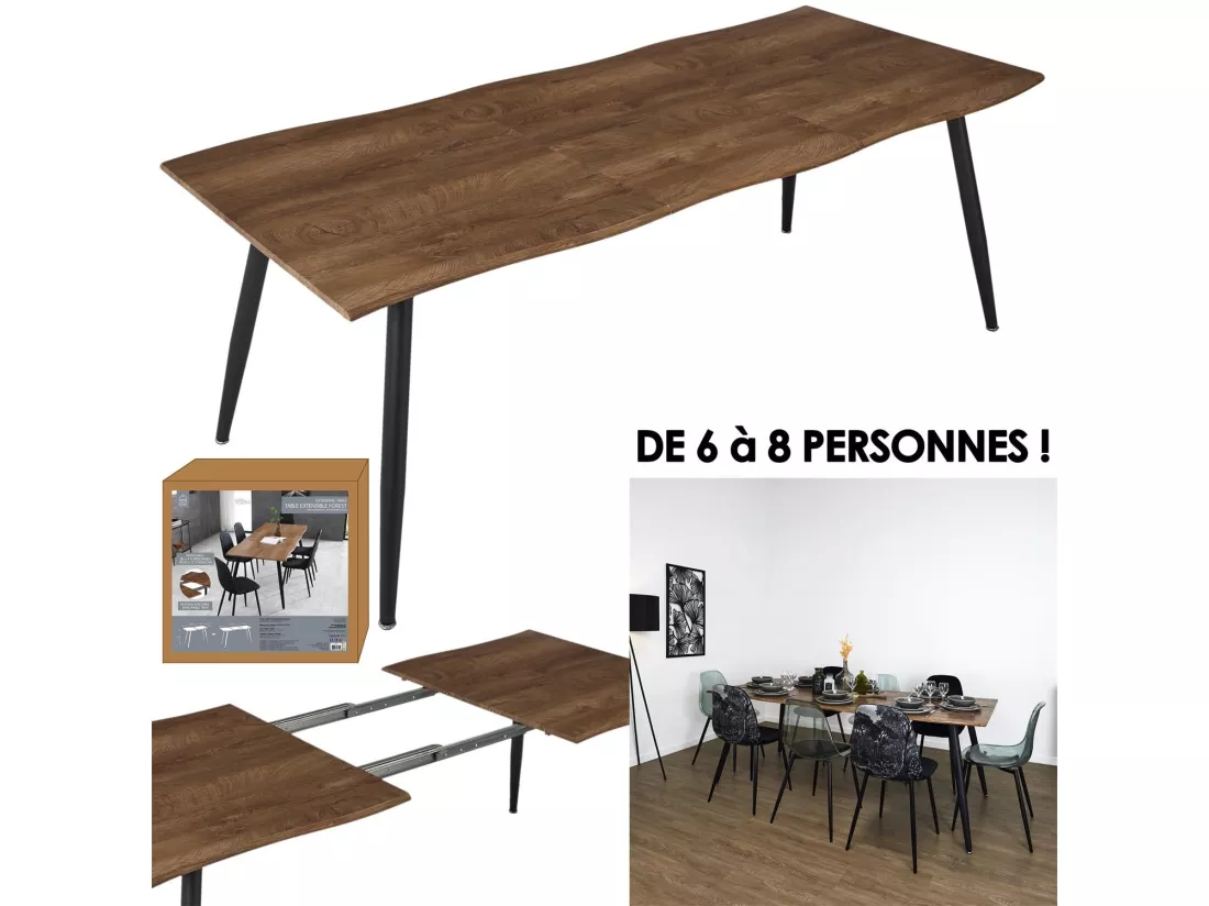 Table Extensible 6 A 8 Personnes Forest First