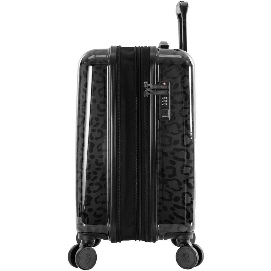 Heys Black Leopard - 4-Rollen-Kabinentrolley S 53 cm erw. black leopard