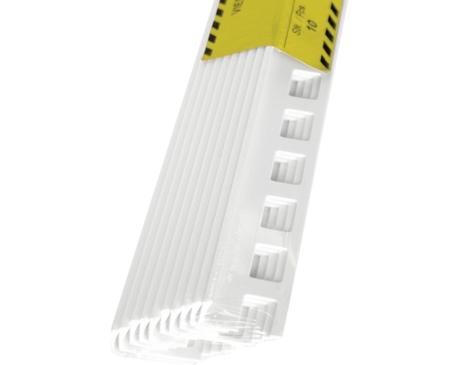 Hoekprofiel voor industriële tegelafwerking, verpakking van 10, wit, 10 mm, 300 cm
