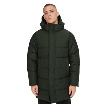 Blouson homme Onscarl Long Quilted Otw ONLY AND SONS