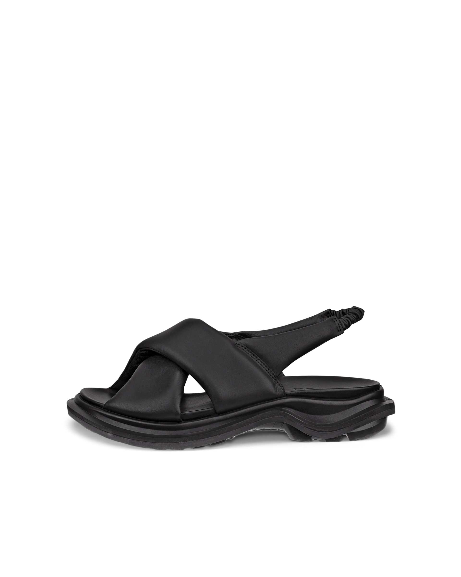 ECCO OFFROAD Damen Trekkingsandale aus Leder Schwarz