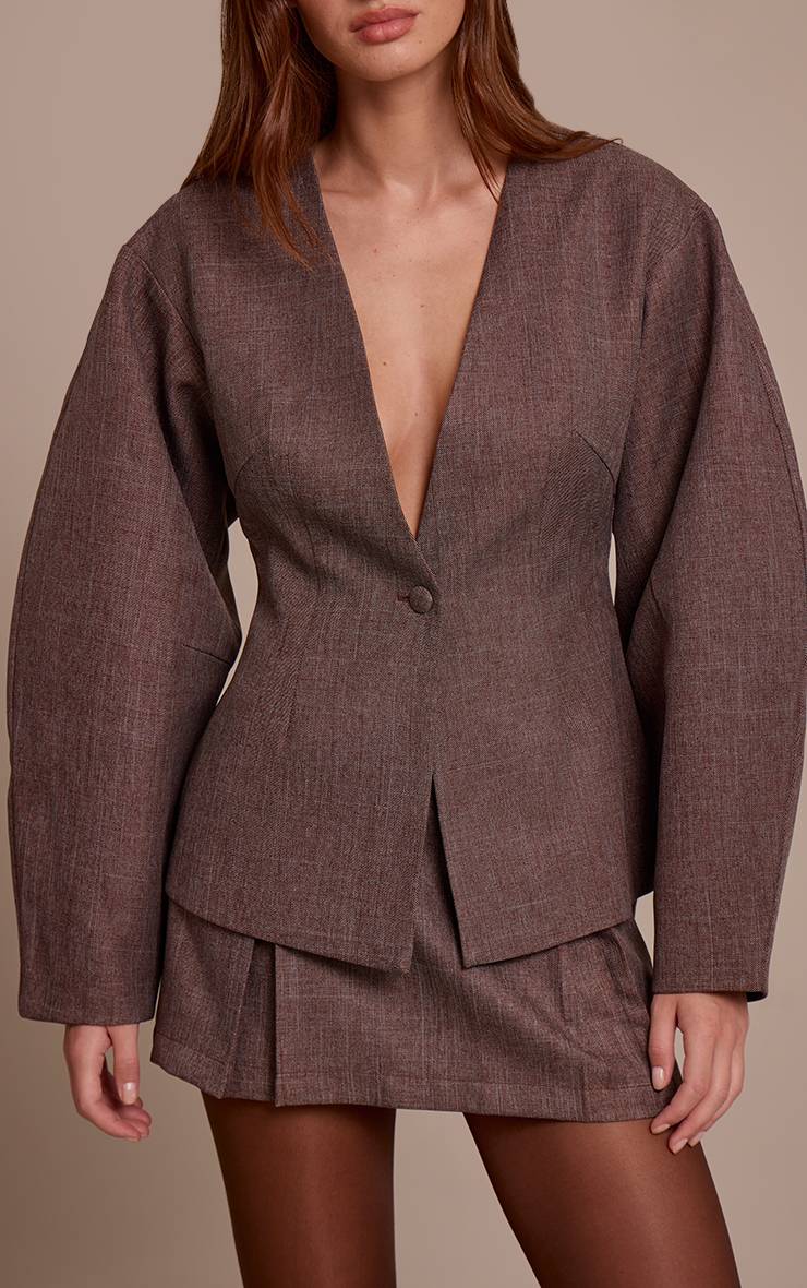 Light Brown Mini-jupe Ajustée