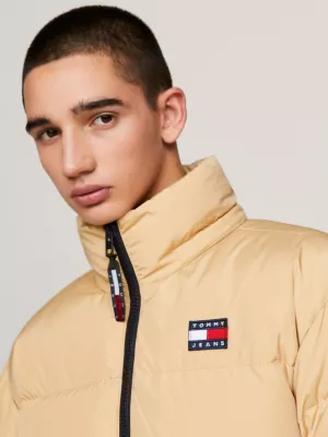 Jaqueta puffer casual Alaska com logo