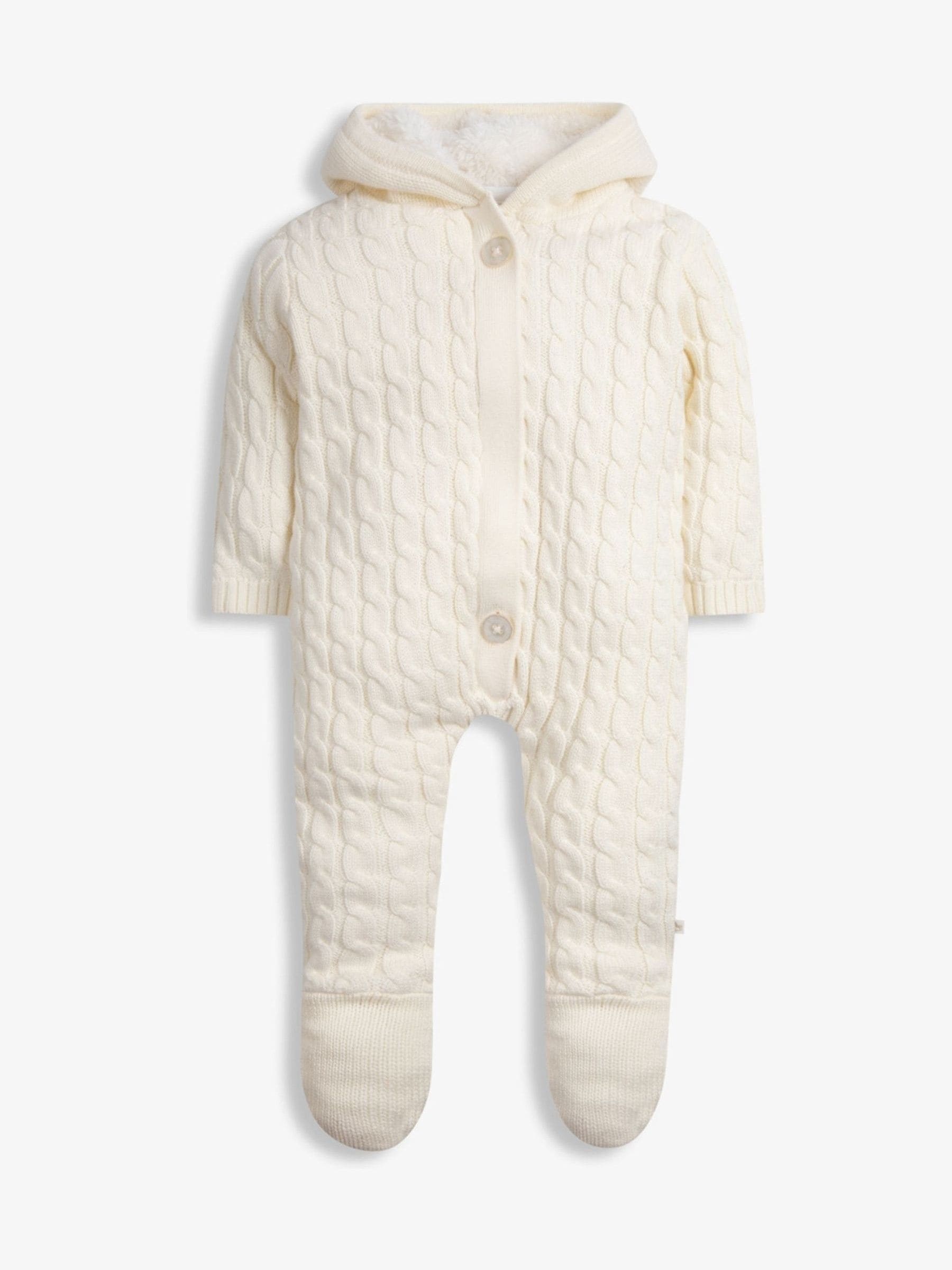 The Little Tailor 100% katoenen zacht gebreid kinderwagenpakje voor baby's