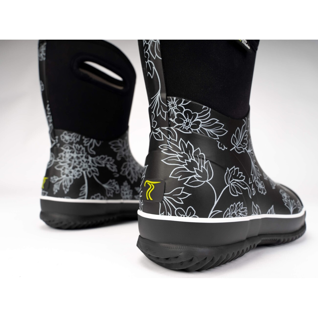 TwoTracks Pia Black Neoprenstiefel halbhoch 37 - EU