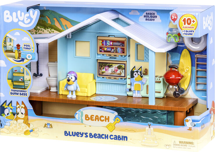 Bluey Bluey beach cabin