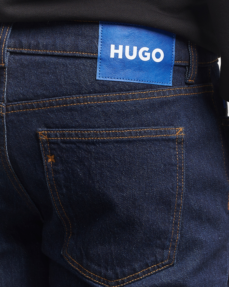 HUGO Brody Tapered Fit Jeans Dark Blue