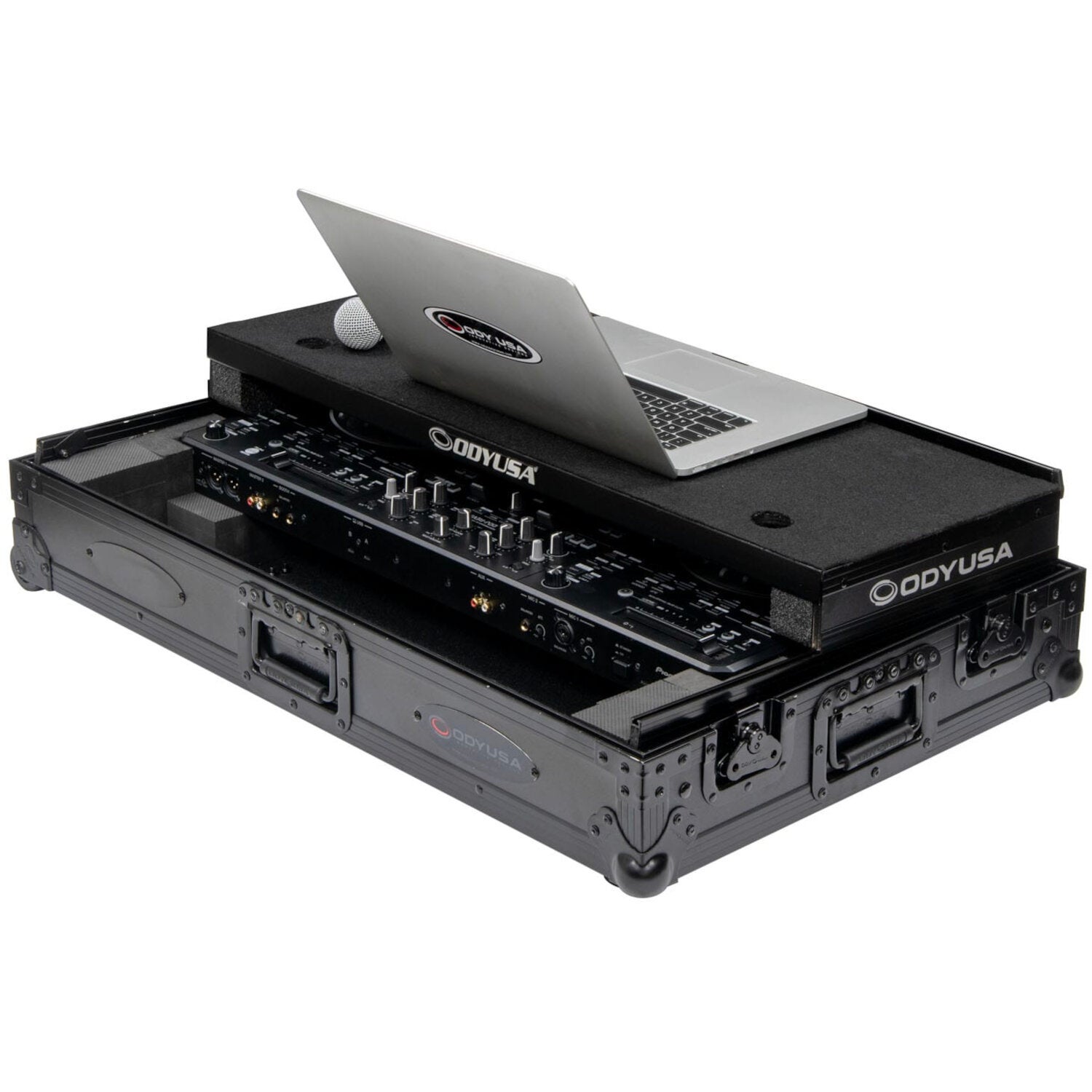 Odyssey FZGSDDJREV5CWBL 1U Glide Style flightcase voor Pioneer DJ DDJ-REV5