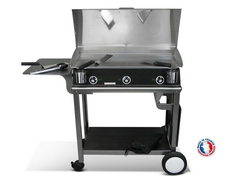 Pack plancha électrique planchaelec lux 830 carbon - chariot rivoli