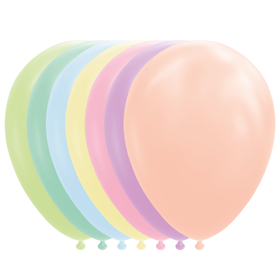 Gekleurde Ballonnen Pastel Macaron 30cm 10st