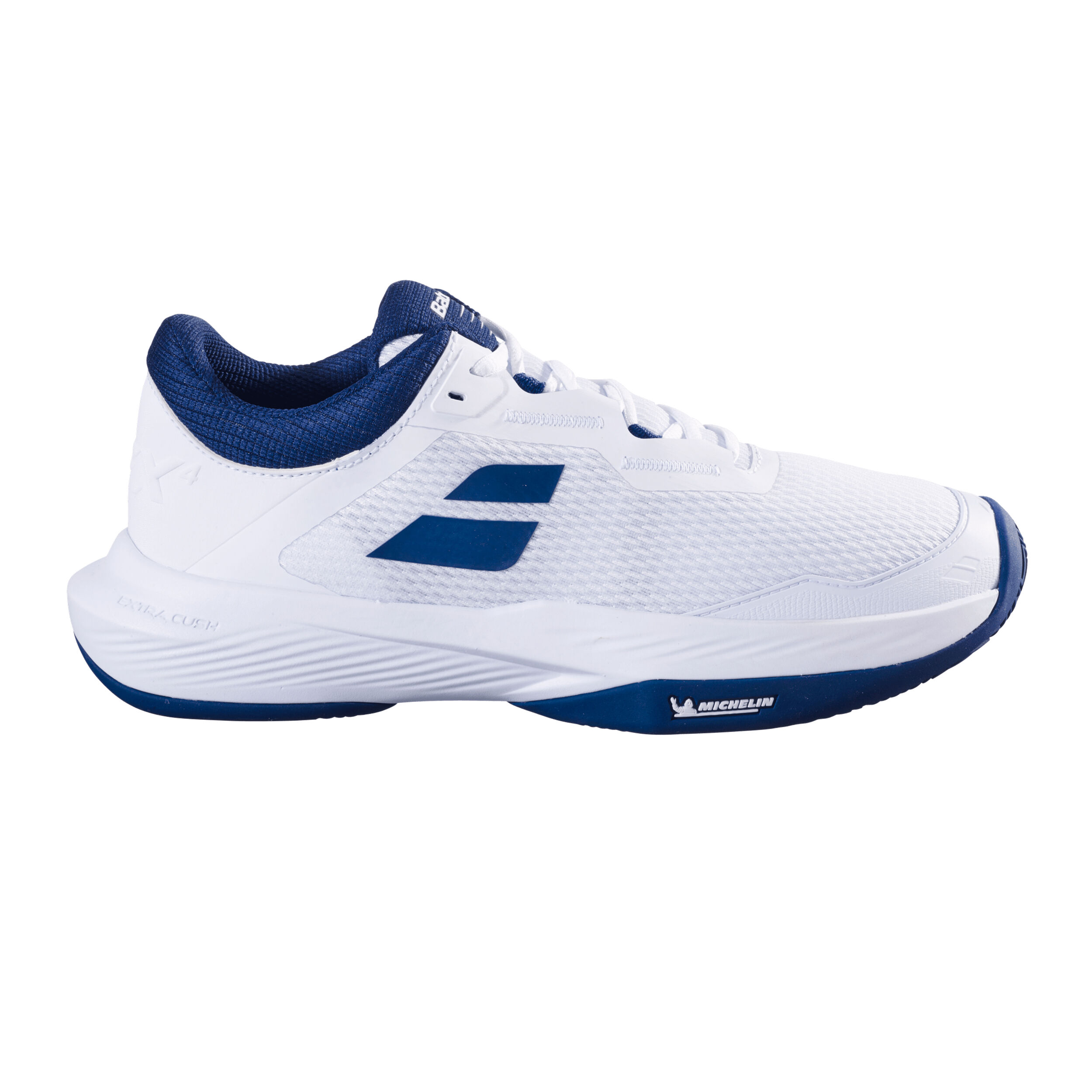 Babolat SFX 4 Chaussure Terre Battue Hommes - Blanc , Bleu Foncé