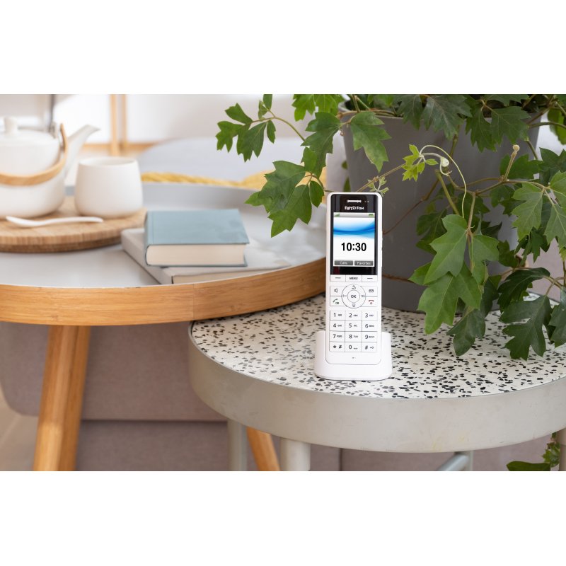 Fon FRITZ! X6 Téléphone DECT Identification de l'appelant Blanc