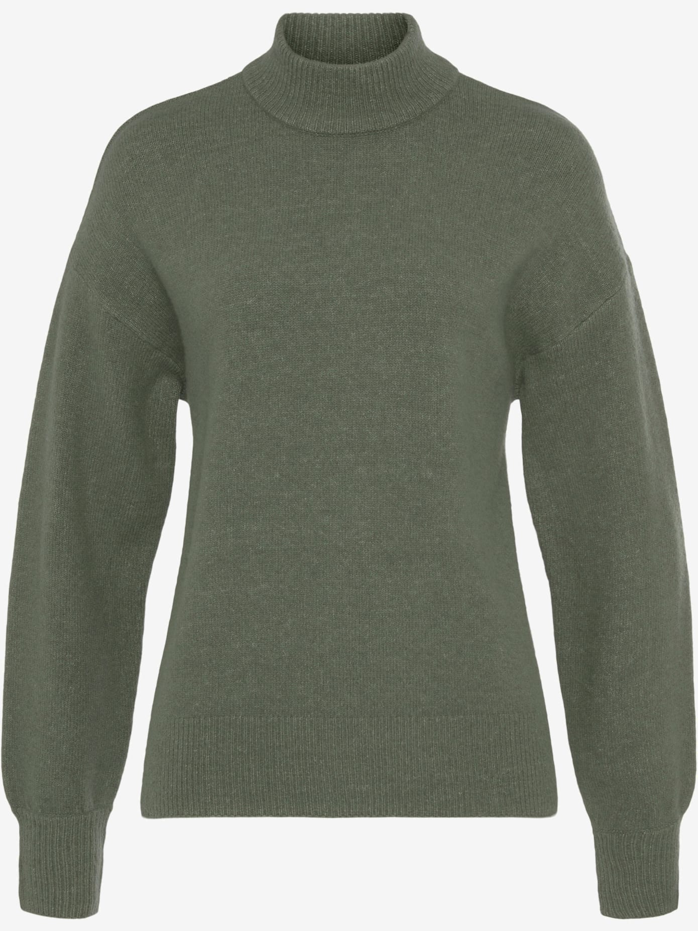 Pull en tricot à col montant