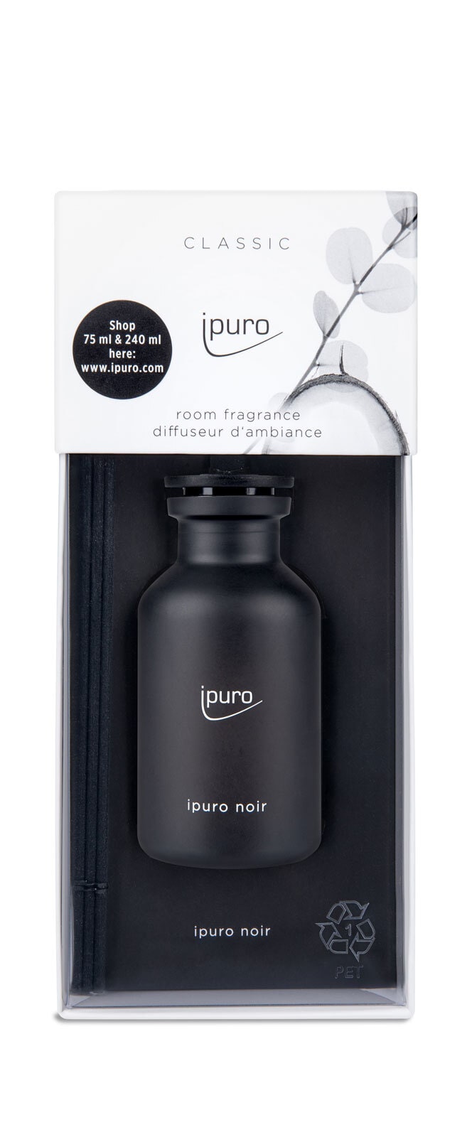 ipuro Raumduft Mini Diffuser Classic NOIR 50 ml
