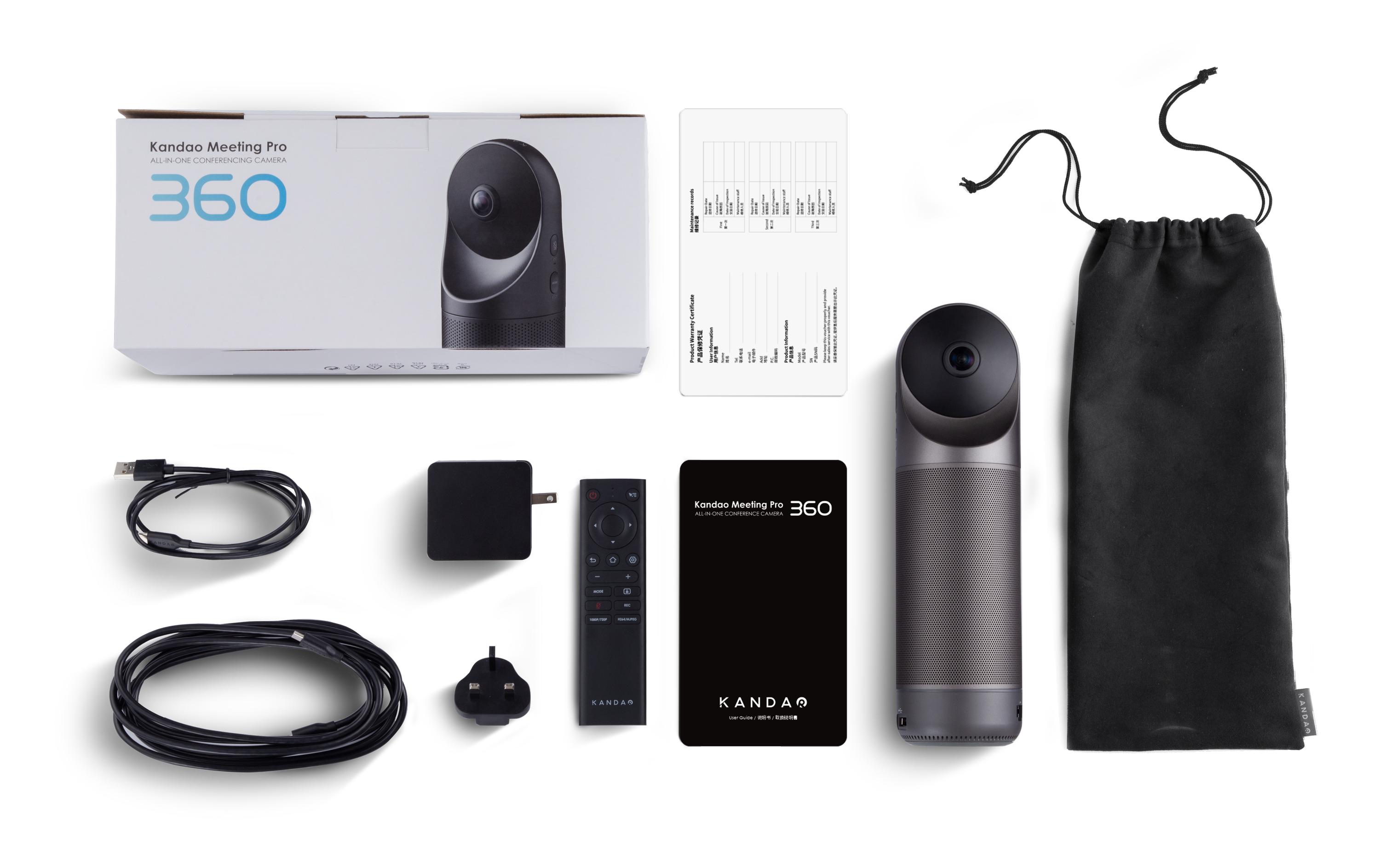 Meeting 360° Pro 4-in-1 USB Kamera Full HD 1080p 30 fps<br>Meeting 360° Pro 4-in-1 USB Kamerasystem, Webcam mit Full HD 1080p 30 fps