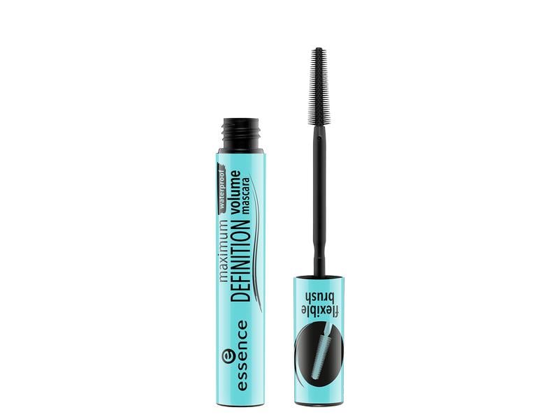 essence Mascara Maximum Definition Waterproof 01 Schwarz Vegane und wasserfeste Mascara für extra Definition und Volumen