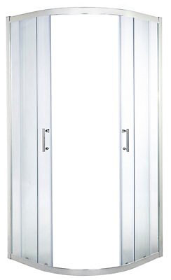 Portes de douche angle circulaire Cooke & Lewis Onega transparent 80 x 80 cm
