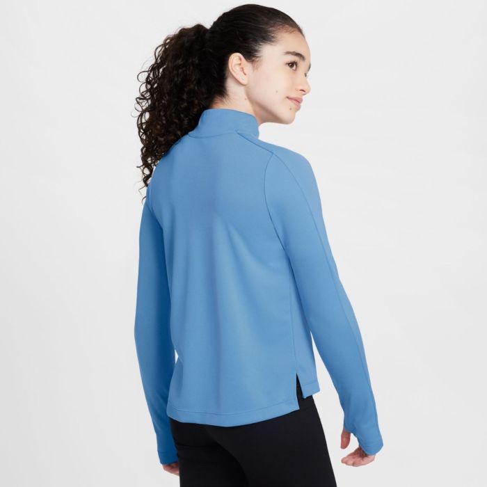 Nike Junior Trøjer Dri-FIT Long Sleeve Half Zip Top Blå