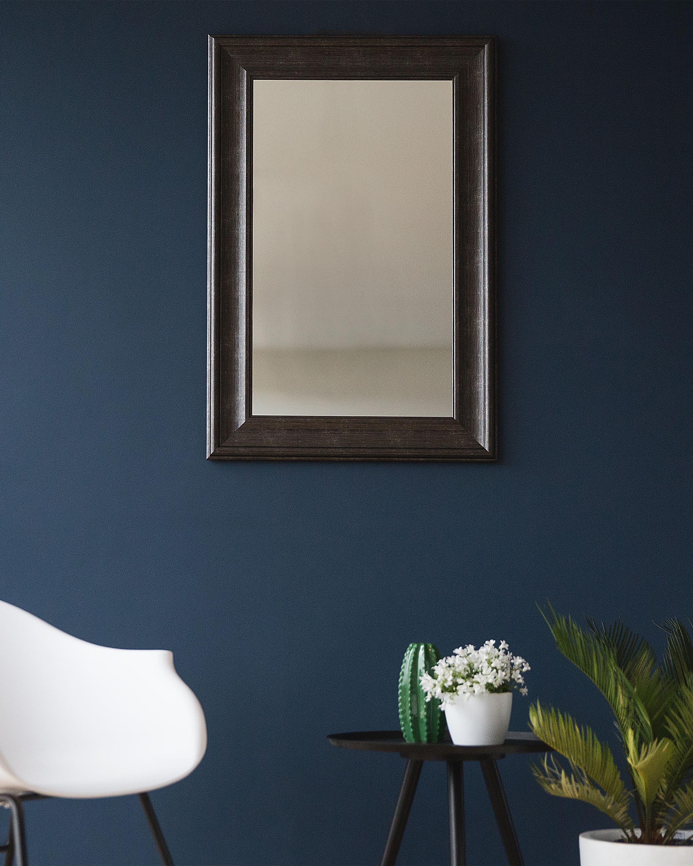 Wandspiegel LUNEL 60 cm 90 cm Zwart