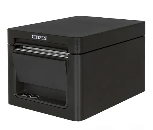 Citizen CT-E351 - Kvitteringsprinter - to-farvet (monokrom) - direkte termisk - Rulle (8 cm), Rulle (5,8 cm) - 203 dpi - op til 250 mm/sek. - USB, LAN - skærer - sort