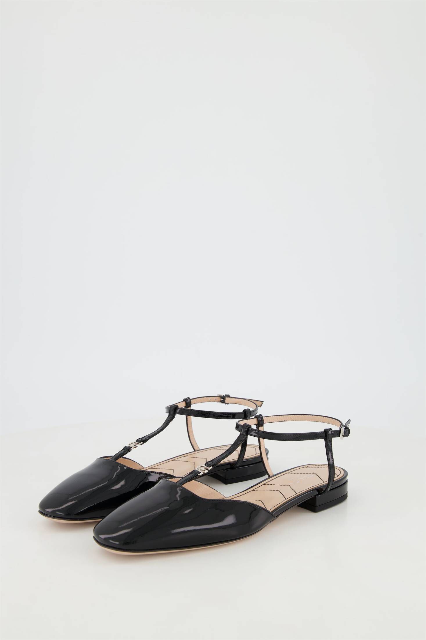 Gucci| Damen Ballerina MARY JANE MARMONT Leder