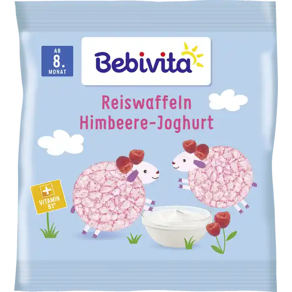 Reiswaffeln Himbeere-Joghurt